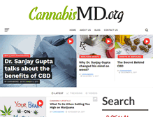 Tablet Screenshot of cannabismd.org