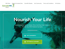 Tablet Screenshot of cannabismd.com